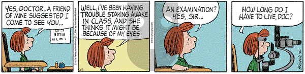 Peanuts - Thursday March 6, 2025 Comic Strip