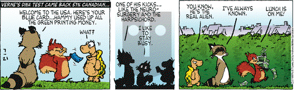 Over the Hedge on Saturday July 21, 2018 Comic Strip