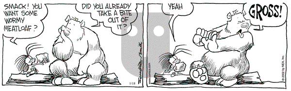 The Grizzwells on Friday January 18, 2002 Comic Strip