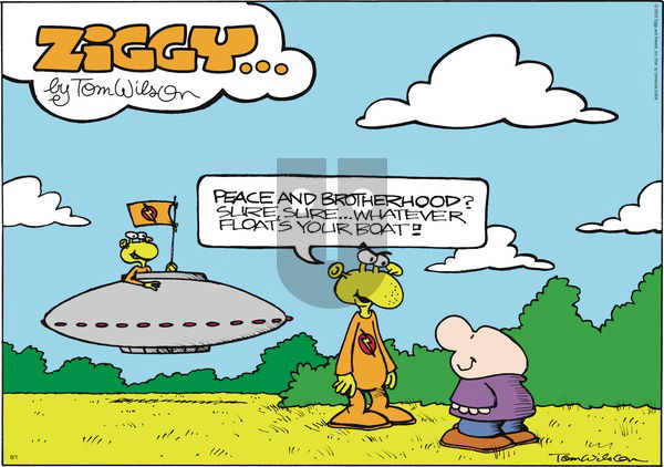 Ziggy - Sunday September 1, 2013 Comic Strip