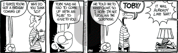 The Buckets on Saturday February 16, 2008 Comic Strip