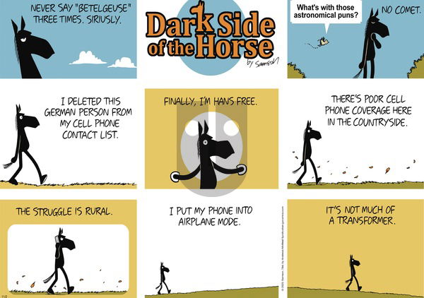 Dark Side of the Horse on Sunday November 2, 2025 Comic Strip