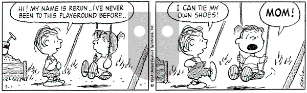 Peanuts on Friday July 1, 1994 Comic Strip