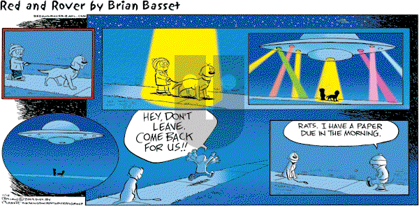 Red and Rover on Sunday November 15, 2009 Comic Strip