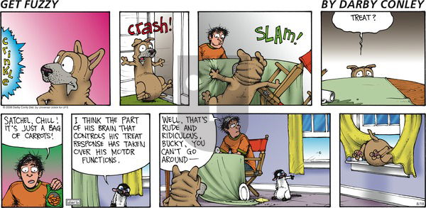 Get Fuzzy on Sunday August 18, 2013 Comic Strip