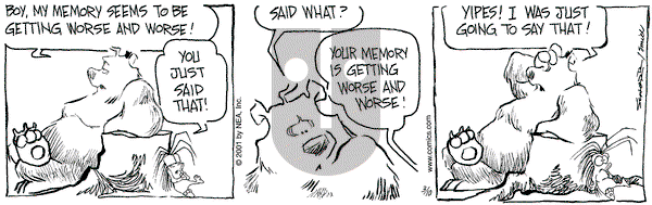 The Grizzwells on Saturday March 10, 2001 Comic Strip