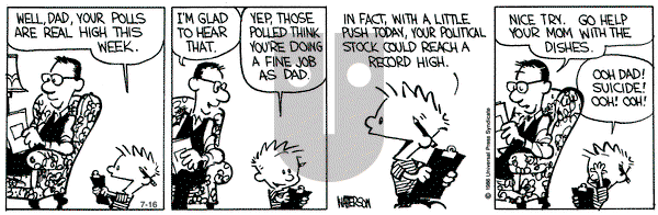 Calvin and Hobbes on Tuesday July 16, 1991 Comic Strip