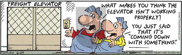 Frank and Ernest on Tuesday June 29, 2010 Comic Strip