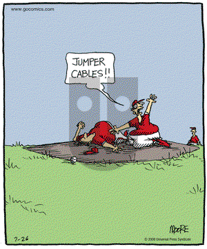In the Bleachers on Wednesday July 26, 2006 Comic Strip