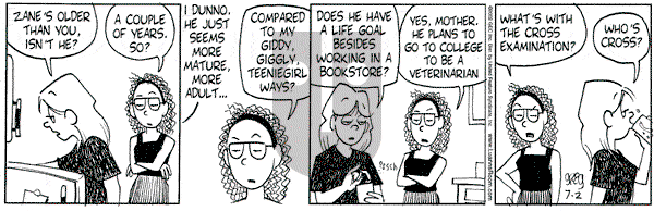 Luann on Saturday February 15, 2003 Comic Strip