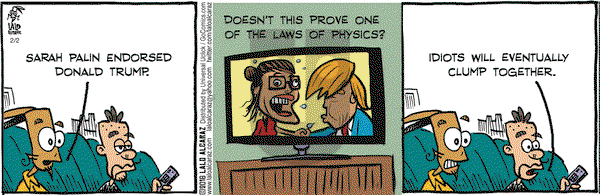 La Cucaracha on Tuesday February 2, 2016 Comic Strip