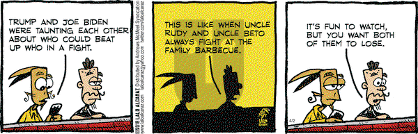 La Cucaracha on Monday April 2, 2018 Comic Strip