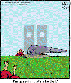 In the Bleachers on Thursday June 7, 2018 Comic Strip