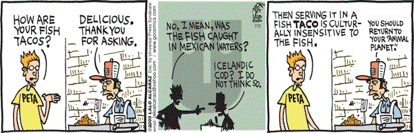La Cucaracha on Thursday July 2, 2009 Comic Strip