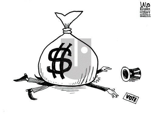 Lalo Alcaraz on Thursday April 10, 2014 Comic Strip