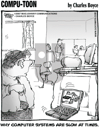 Compu-toon on Saturday October 20, 2007 Comic Strip