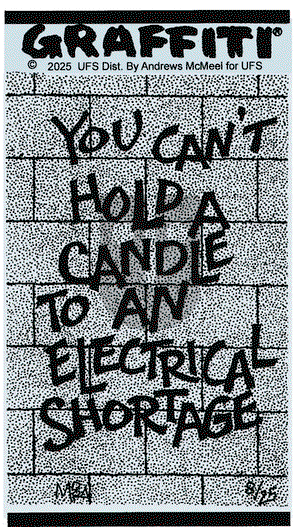 Graffiti on Monday August 25, 2025 Comic Strip