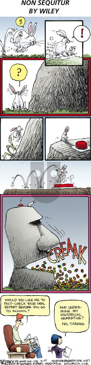 Non Sequitur - Sunday April 17, 2022 Comic Strip