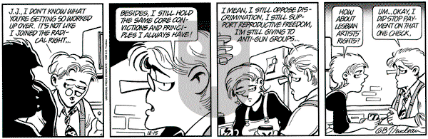 Doonesbury on Thursday December 15, 1994 Comic Strip