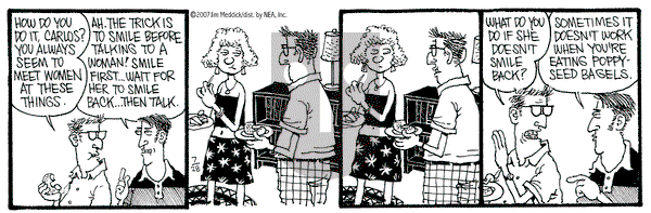 Monty on Saturday July 28, 2007 Comic Strip