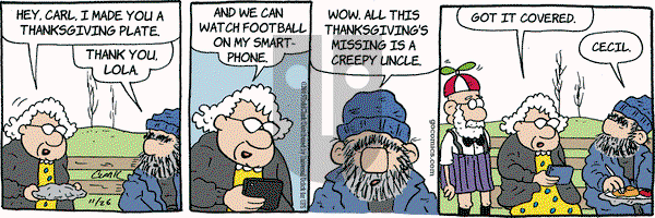 Lola on Thursday November 26, 2015 Comic Strip
