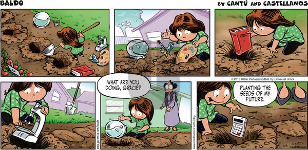 Baldo on Sunday January 3, 2010 Comic Strip