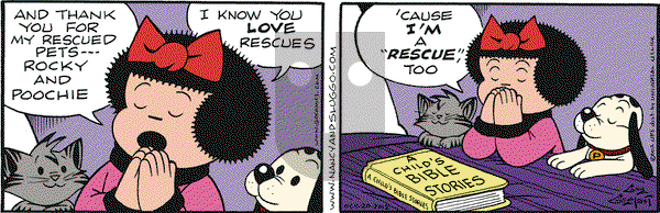 Nancy on Saturday October 20, 2012 Comic Strip