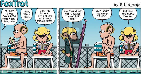 FoxTrot on Sunday July 7, 2019 Comic Strip