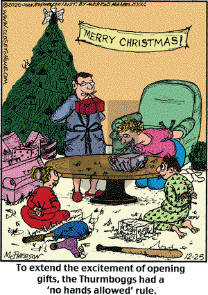 Close to Home - Friday December 25, 2020 Comic Strip