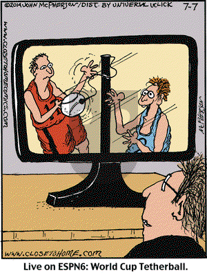 Close to Home on Monday July 7, 2014 Comic Strip