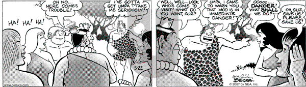 Alley Oop on Tuesday May 22, 2007 Comic Strip