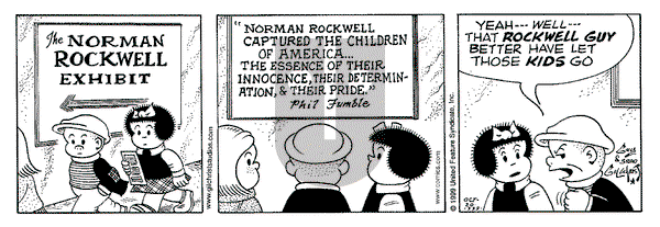 Nancy on Wednesday October 20, 1999 Comic Strip