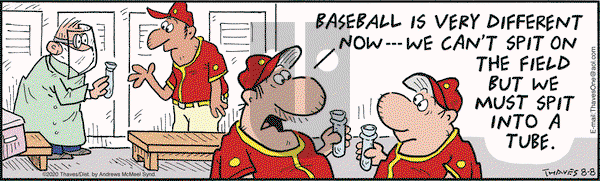 Frank and Ernest on Saturday August 8, 2020 Comic Strip