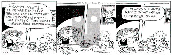 Soup to Nutz - Old on Wednesday January 14, 2004 Comic Strip