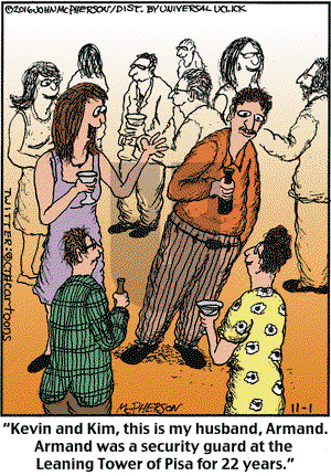 Close to Home on Tuesday November 1, 2016 Comic Strip