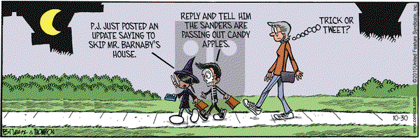 Grand Avenue on Saturday October 30, 2010 Comic Strip