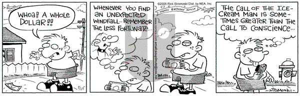 Soup to Nutz - Old on Monday July 25, 2005 Comic Strip