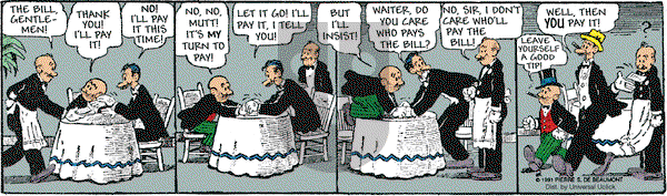 Mutt & Jeff - Saturday February 23, 2013 Comic Strip
