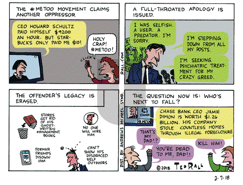 Ted Rall on Wednesday February 7, 2018 Comic Strip