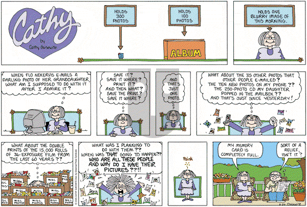 Cathy Classics - Sunday June 26, 2005 Comic Strip