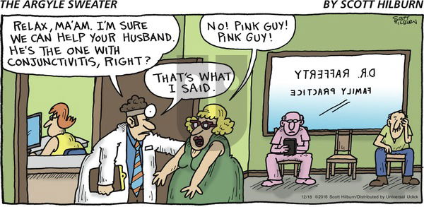 The Argyle Sweater - Sunday December 18, 2016 Comic Strip