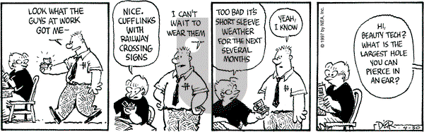Betty on Wednesday April 30, 1997 Comic Strip