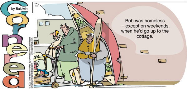 Cornered on Sunday July 30, 2000 Comic Strip