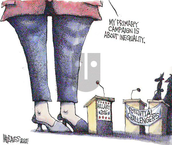 Matt Davies on Tuesday April 14, 2015 Comic Strip