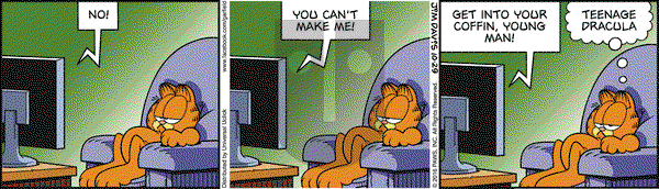 Garfield on Saturday October 29, 2016 Comic Strip