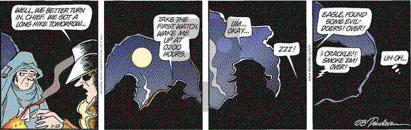 Doonesbury on Thursday November 22, 2001 Comic Strip