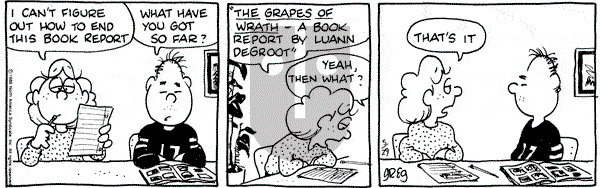 Luann on Monday May 29, 1989 Comic Strip