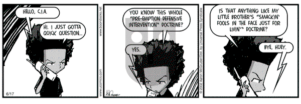 The Boondocks on Monday June 17, 2002 Comic Strip