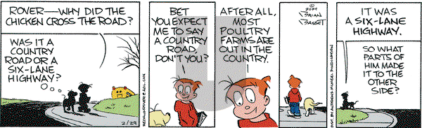 Red and Rover - Thursday February 29, 2024 Comic Strip