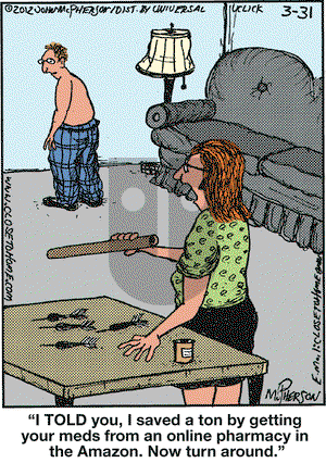 Close to Home on Saturday March 31, 2012 Comic Strip